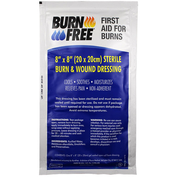 Safeguard Medical-BurnFree Burn Dressing - 20cm x 20cm / 8" x 8" Case of 30-MedTech-1